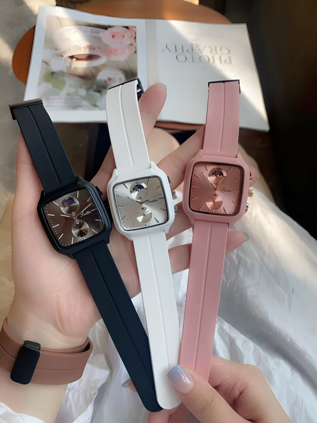 Reloj Scottie Fase Lunar Negro Dama