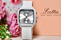 Reloj Scottie Fase Lunar Blanco Dama