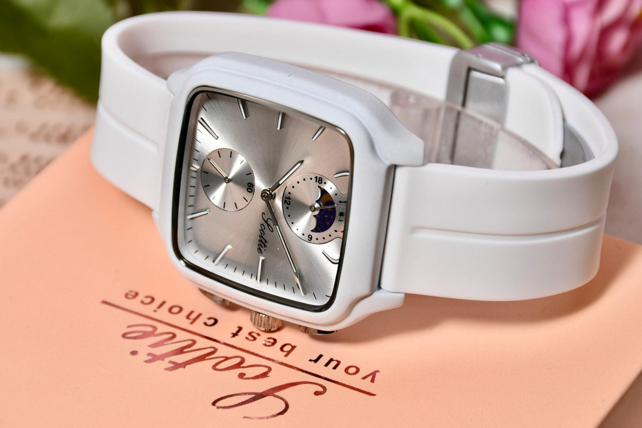 Reloj Scottie Fase Lunar Blanco Dama
