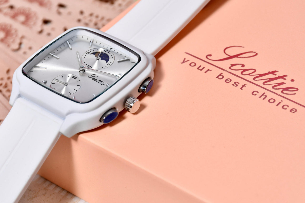 Reloj Scottie Fase Lunar Blanco Dama