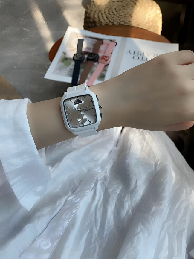 Reloj Scottie Fase Lunar Blanco Dama