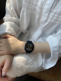 Reloj Scottie Fase Lunar Negro Dama