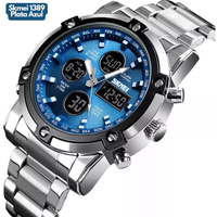 SKMEI 1389 PLATA AZUL