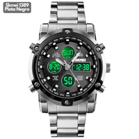 SKMEI 1389 PLATA GRIS