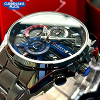 CURREN 8415 PLATEADO