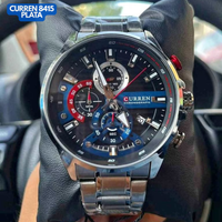 CURREN 8415 PLATEADO