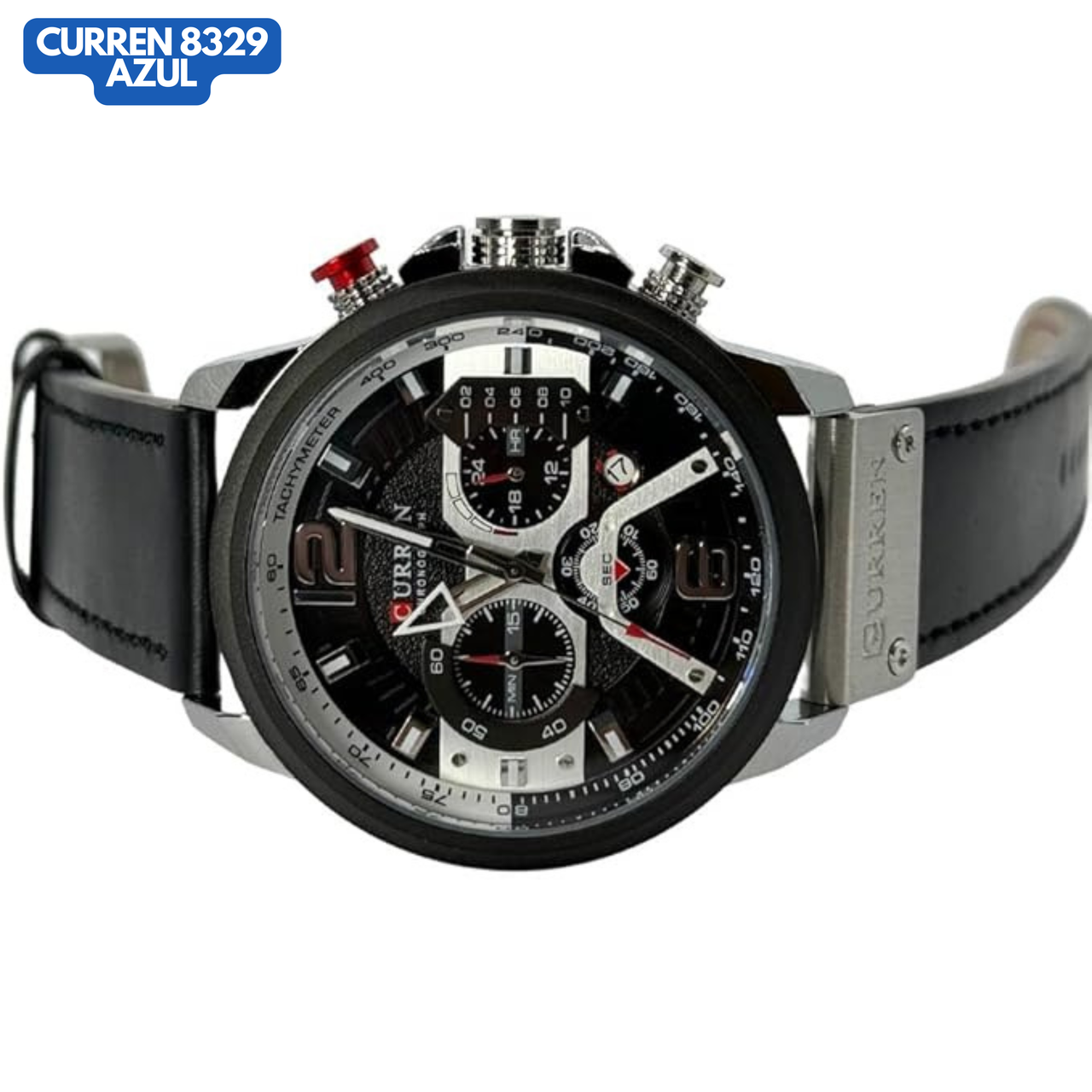 CURREN 8329 NEGRO/PLATA