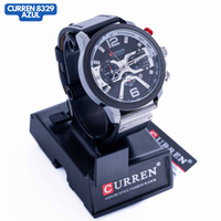CURREN 8329 NEGRO/PLATA