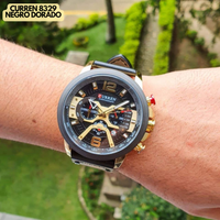CURREN 8329 NEGRO/DORADO