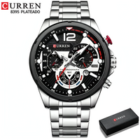 CURREN 8395 PLATEADO