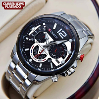 CURREN 8395 PLATEADO
