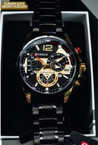 CURREN 8395 NEGRO DORADO