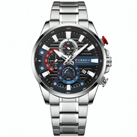 CURREN 8415 PLATEADO