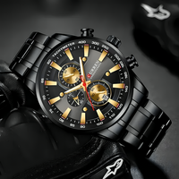 CURREN 8351 NEGRO/DORADO