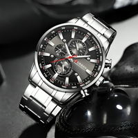 CURREN 8351 PLATA/NEGRO