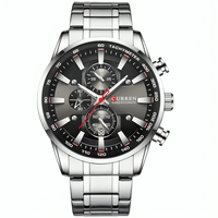 CURREN 8351 PLATA/NEGRO