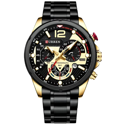 CURREN 8395 NEGRO DORADO