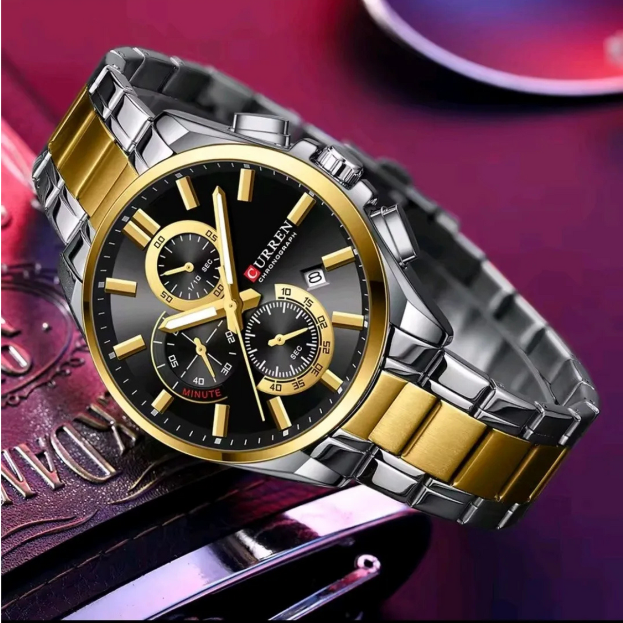 CURREN 8475 PLATA DORADO