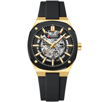 CURREN 8485 AUTOMATICO NEGRO DORADO