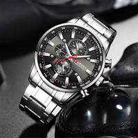 CURREN 8351 PLATA/NEGRO