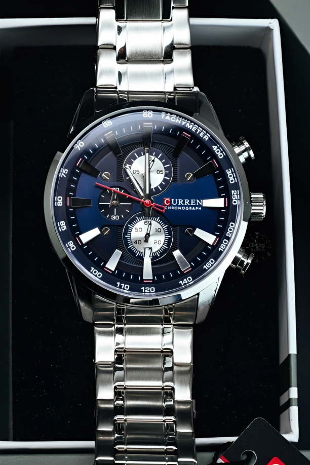 CURREN 8351 PLATA/AZUL